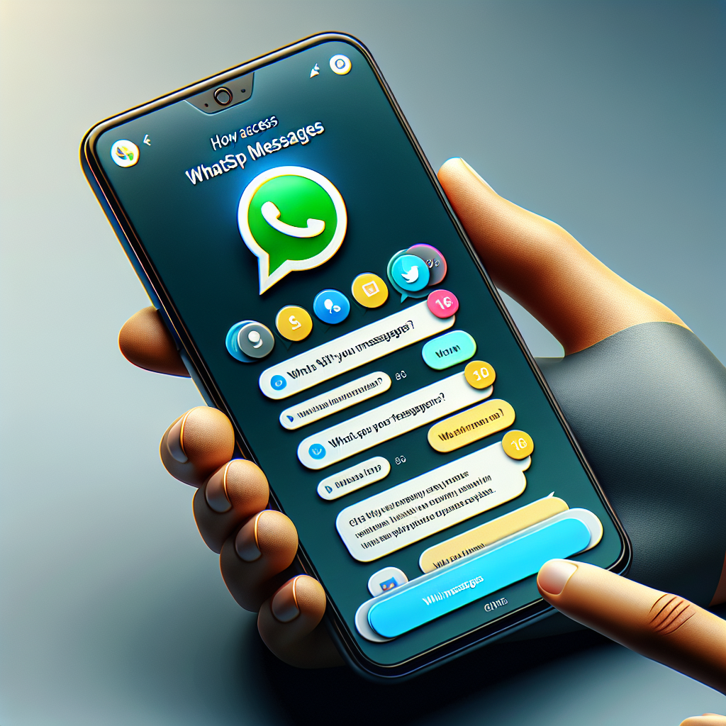 Whatsapp Mesajlarına Erişme Nasıl Yapılır ? Detaylı Anlatım! realistic style