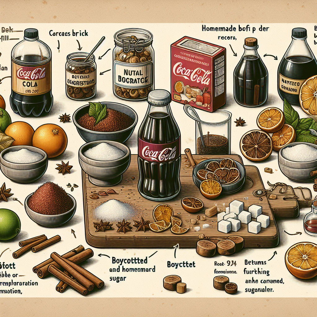 Evde kola nasıl yapılır ? Boykot ürünlerinin sayısı artarken, evde kolanızı kendiniz yapın realistic style