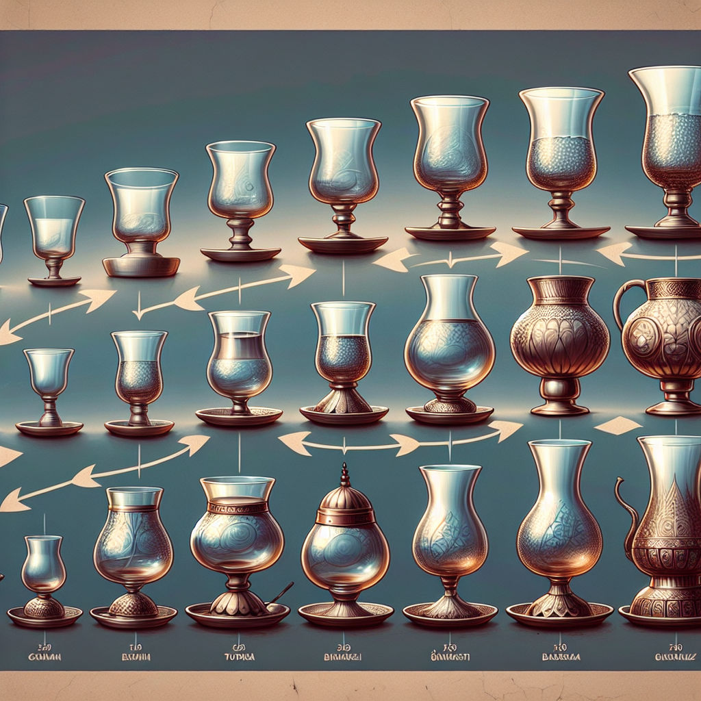 Cam bardağının tarihçesi realistic style