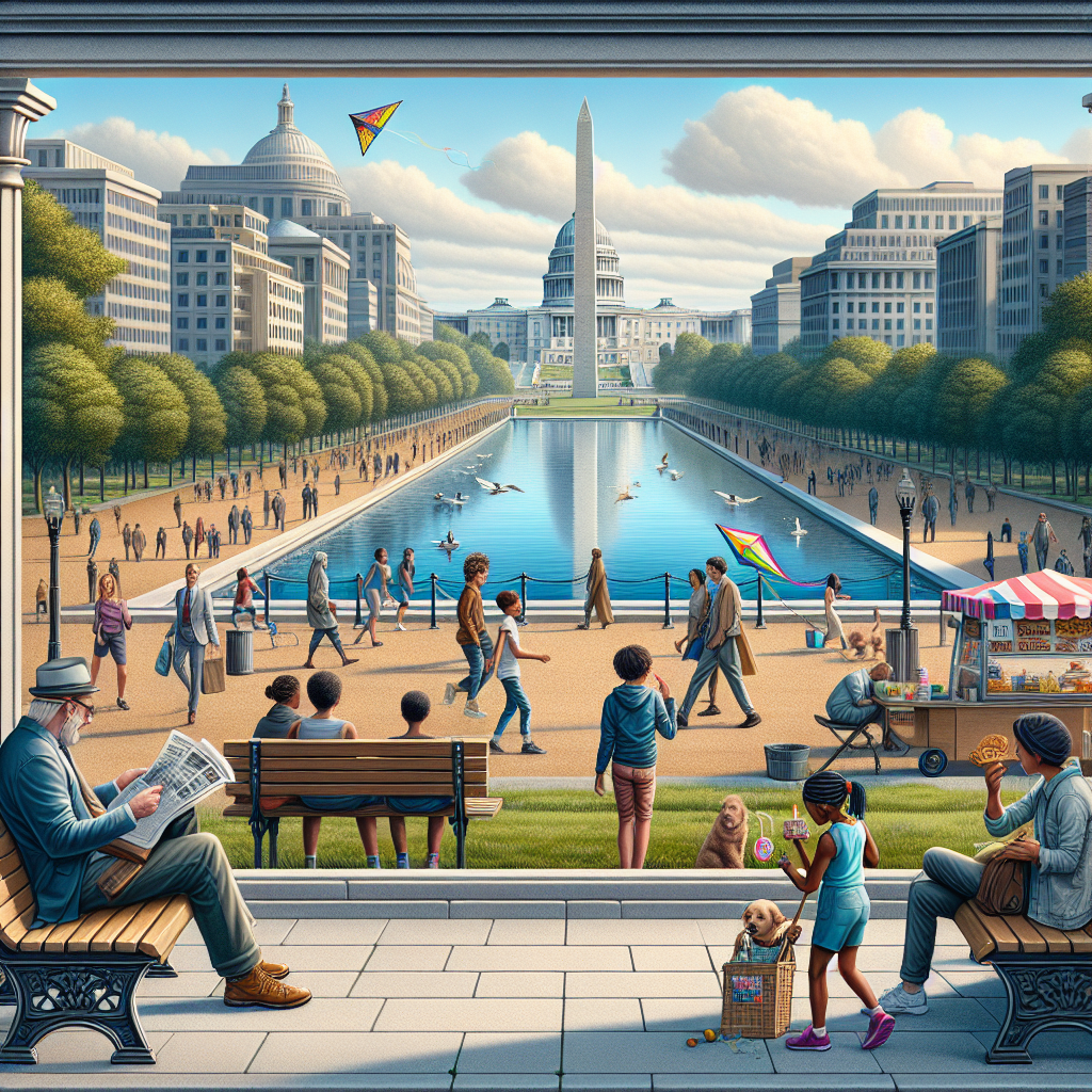 Washington DC Story realistic style