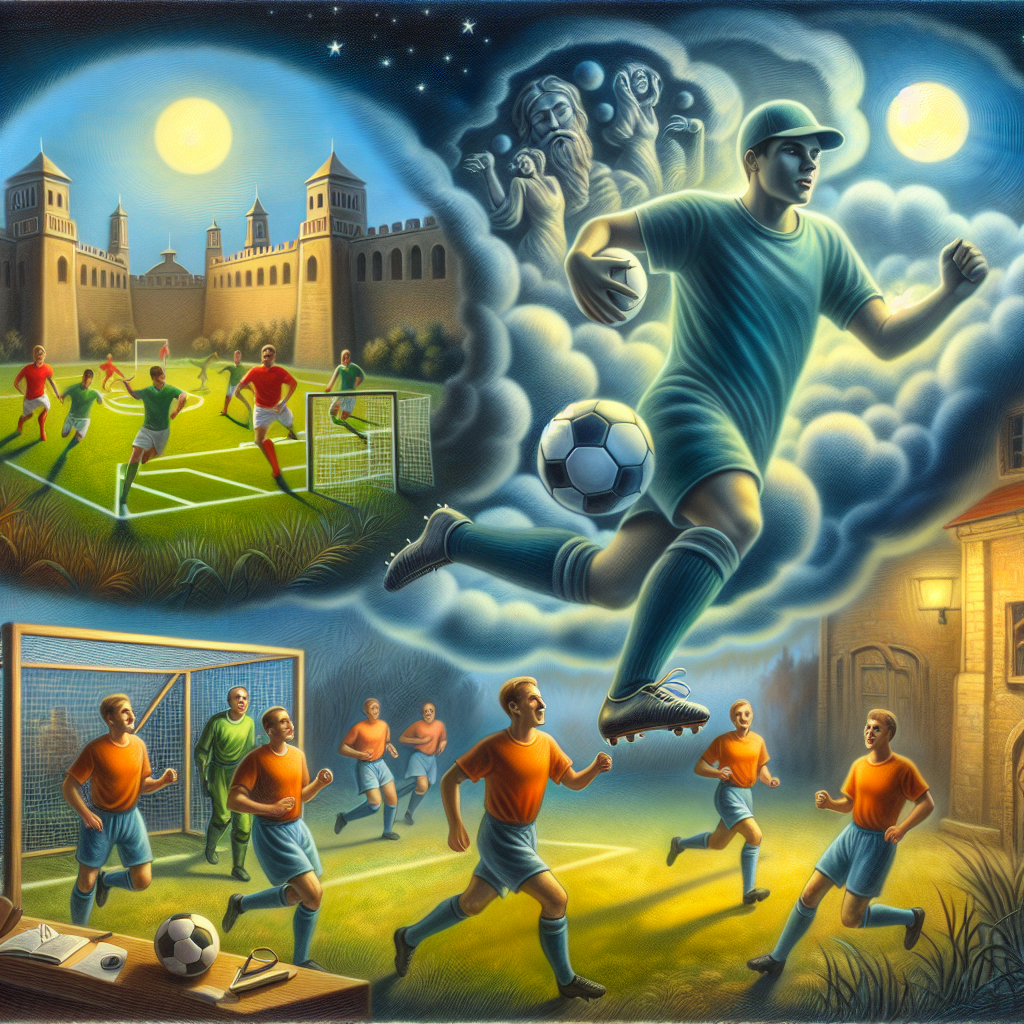Rüyada Futbol Oynamak Ne anlama gelmektedir ? işte Detaylı olarak Rüyanın Açıklaması! realistic style