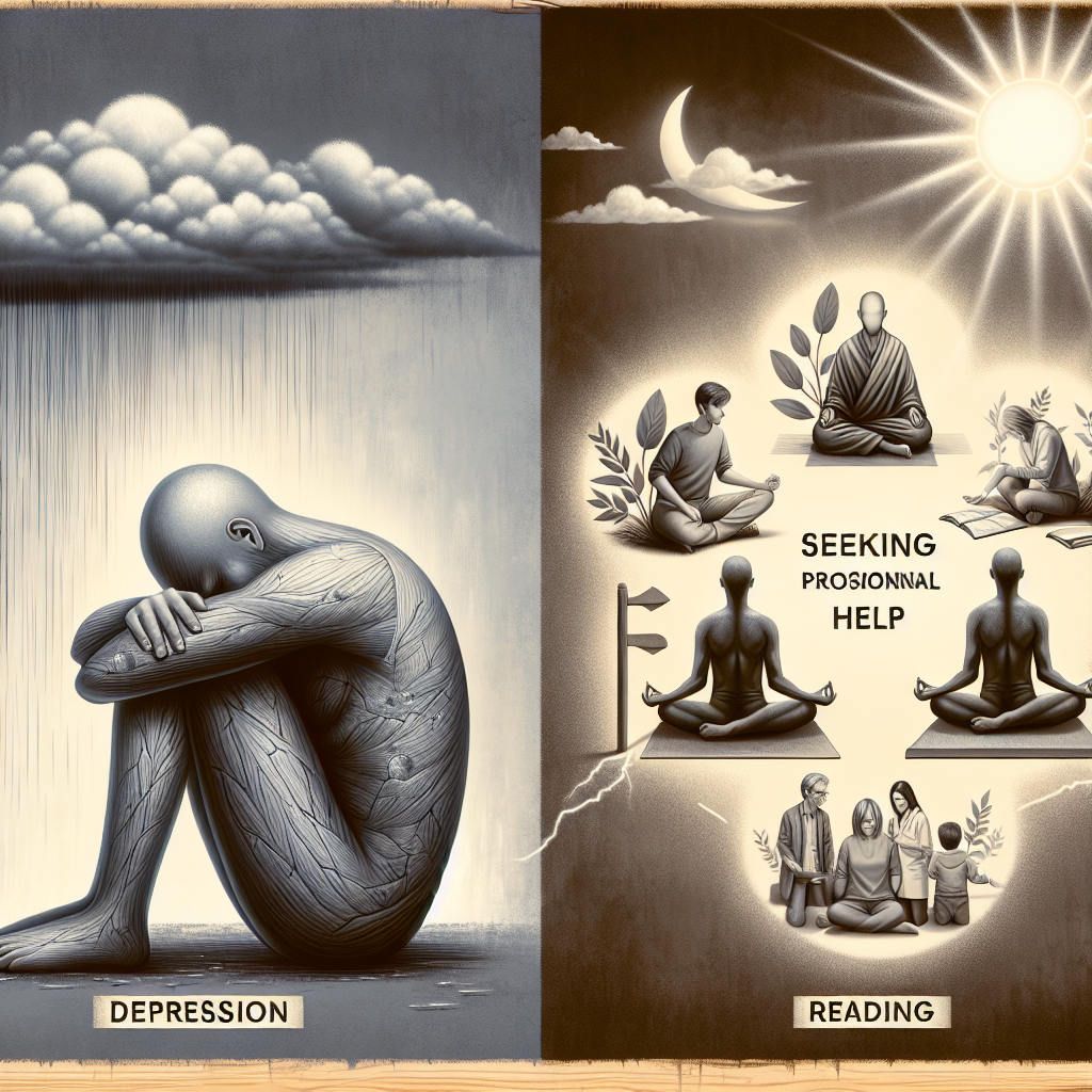Depresyon aslında nedir ve nasıl geçer? realistic style