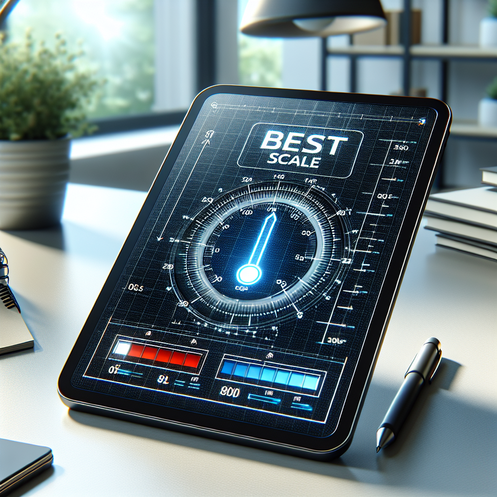 Tabletlerde en iyi ölçek nedir? realistic style.