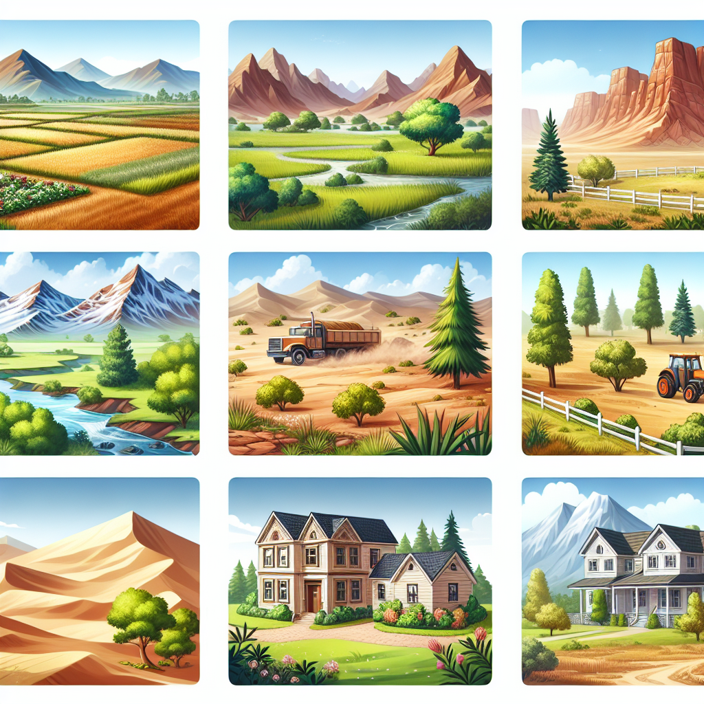 Arazi Çeşitleri Nelerdir ? Hangi araziler yatırıma uygun arazilerdir ? realistic style