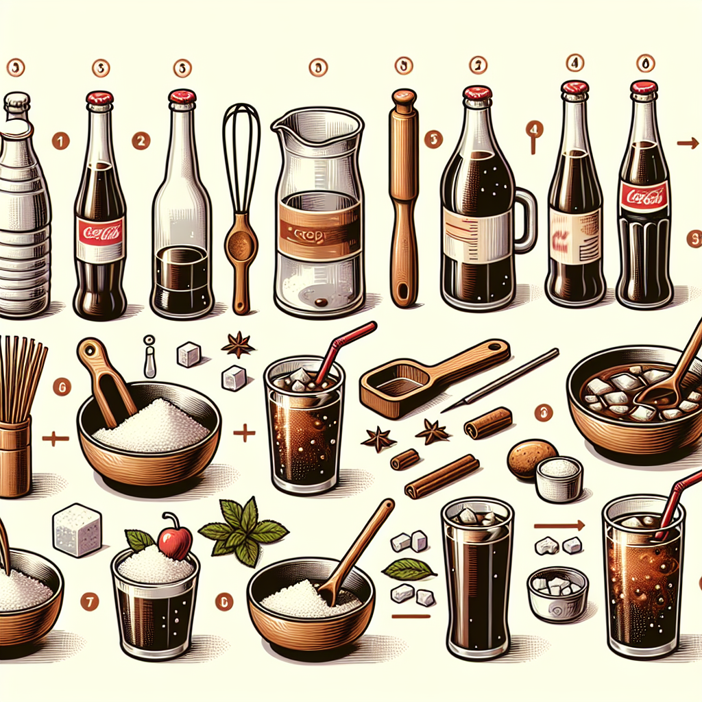Evde kola nasıl yapılır ? Boykot ürünlerinin sayısı artarken, evde kolanızı kendiniz yapın realistic style
