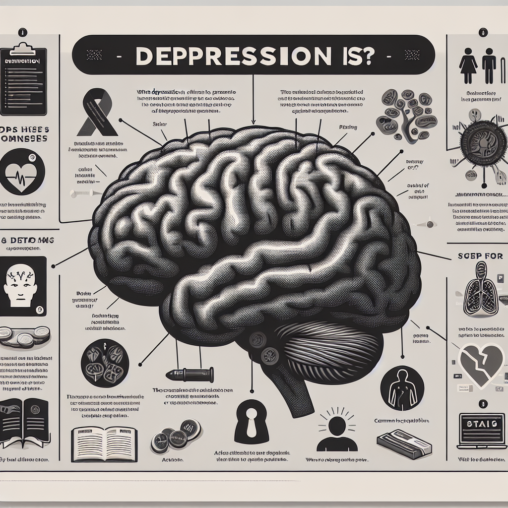 Depresyon aslında nedir ve nasıl geçer? realistic style