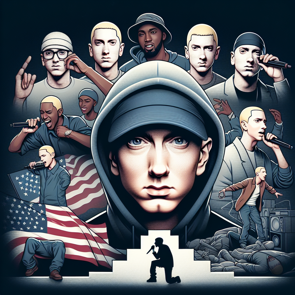ABD'nin Rapstar Eminem Kariyeri Dudak Uçuklatıyor! realistic style