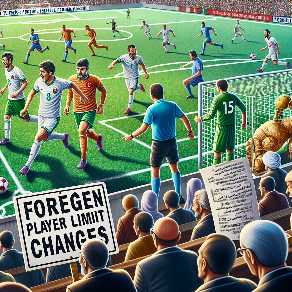 Futbolda Yabancı Sınırı Değişiyor, TFF'nin yeni planı tartışılıyor realistic style.