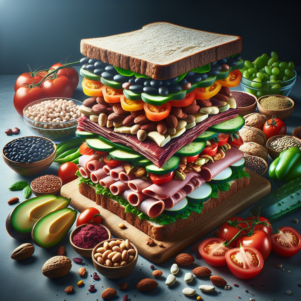 Doğru Sandviç Nasıl Olmalı ? Protein bombası bir tarif! realistic style.