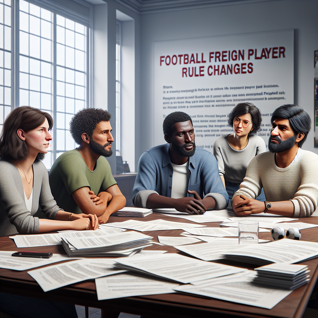 Futbolda Yabancı Sınırı Değişiyor, TFF'nin yeni planı tartışılıyor realistic style.