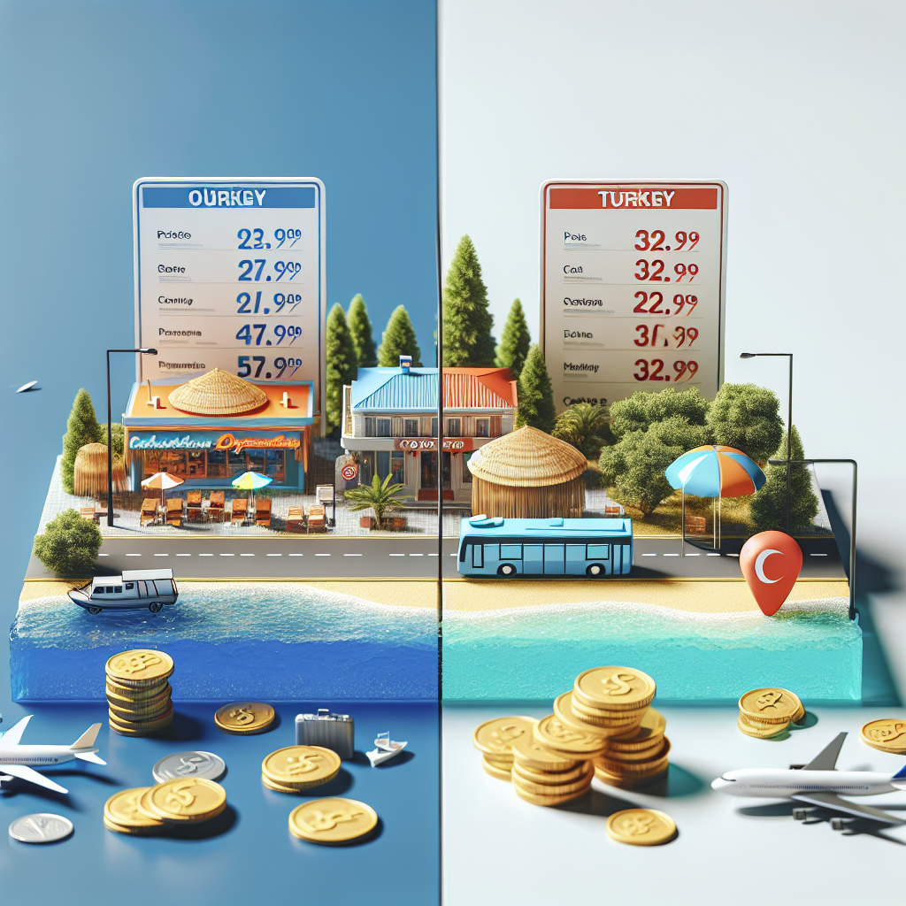Yunan adaları tatilinin Türkiye'den ucuz olması realistic style