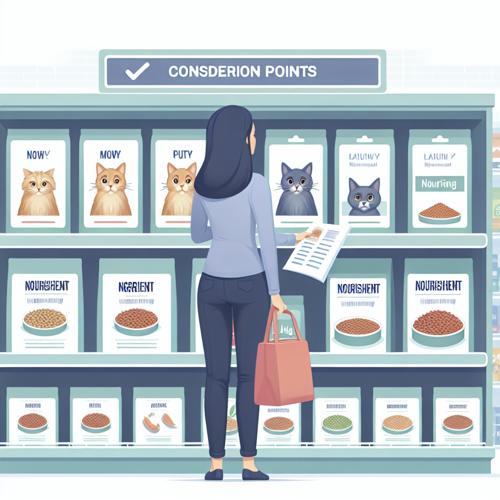 Kedi Maması Alırken Nelere Dikkat Etmeliyiz ? realistic style.