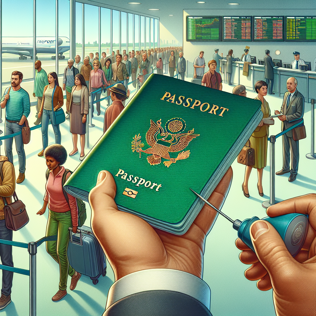 Memurlara Yeşil Pasaport Yolda, İşte Detaylar, Yıllara Göre Hakkınız realistic style.