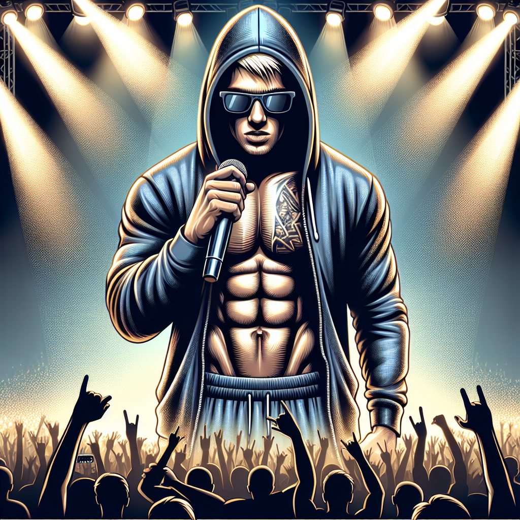 ABD'nin Rapstar Eminem Kariyeri Dudak Uçuklatıyor! realistic style