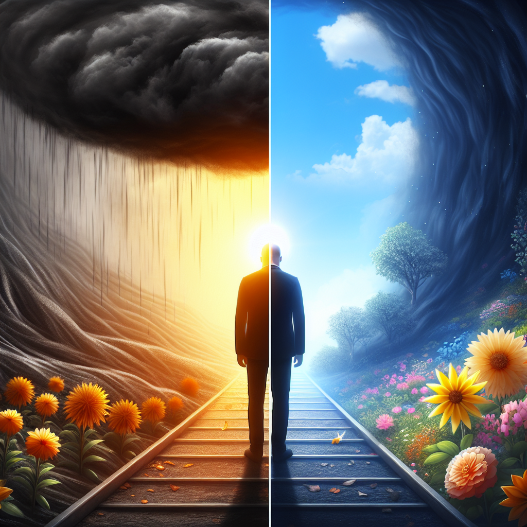 Depresyon aslında nedir ve nasıl geçer? realistic style
