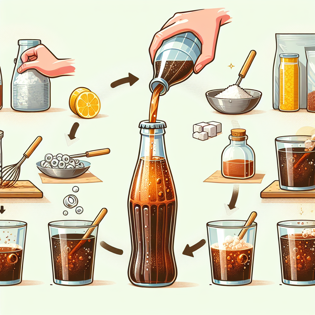 Evde kola nasıl yapılır ? Boykot ürünlerinin sayısı artarken, evde kolanızı kendiniz yapın realistic style