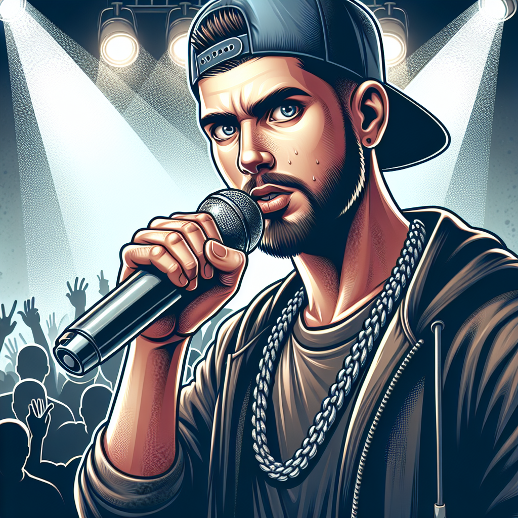 ABD'nin Rapstar Eminem Kariyeri Dudak Uçuklatıyor! realistic style