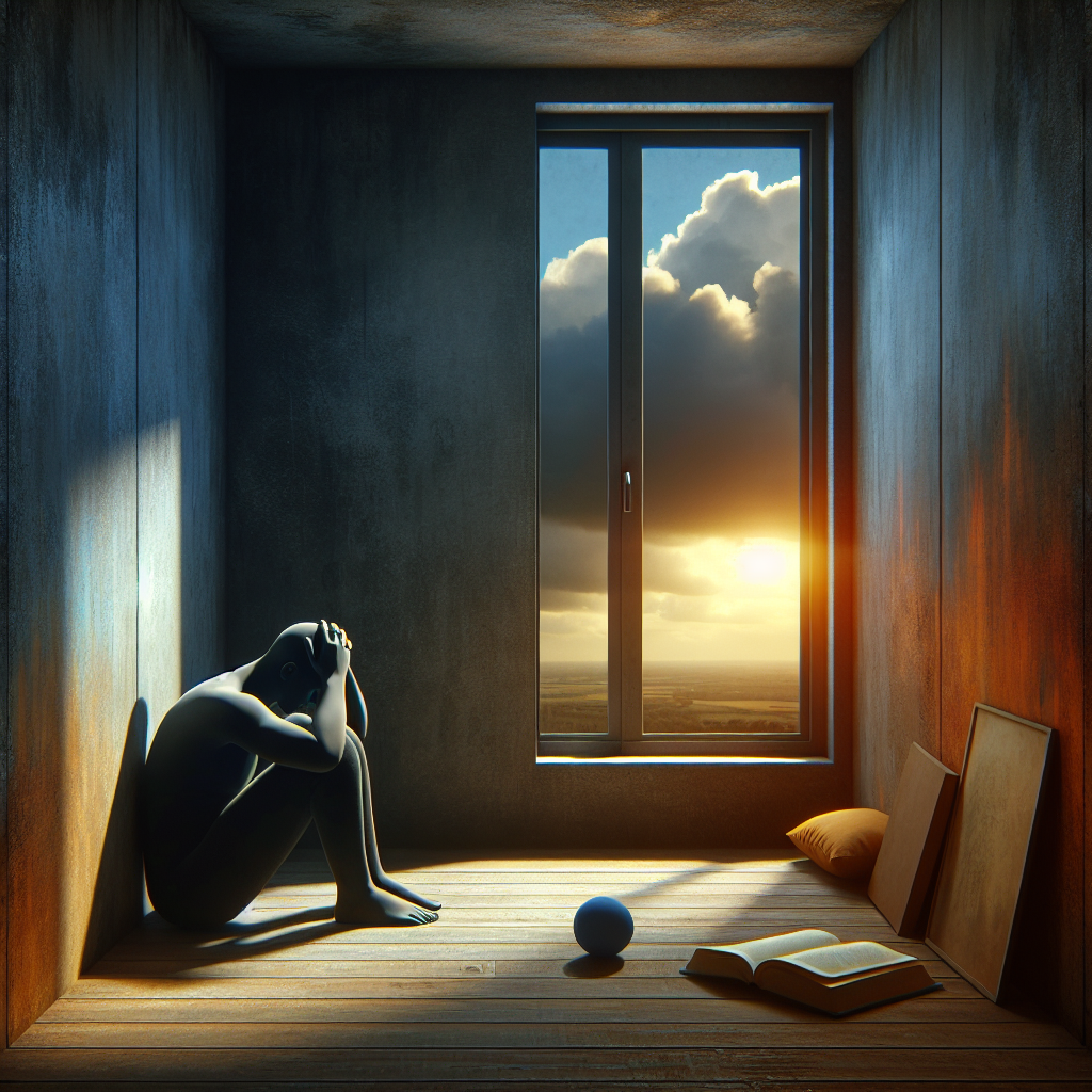 Depresyon aslında nedir ve nasıl geçer? realistic style