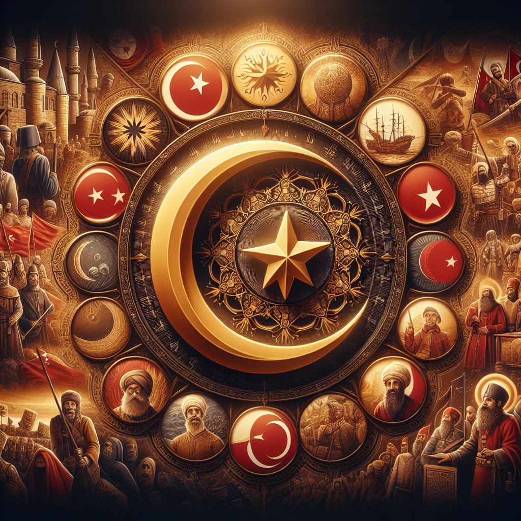 Türk Bayrağındaki Ay ve Yıldız Nereden Geliyor ? İşte Şanlı Türk Bayrağımızın Tarihi realistic style.