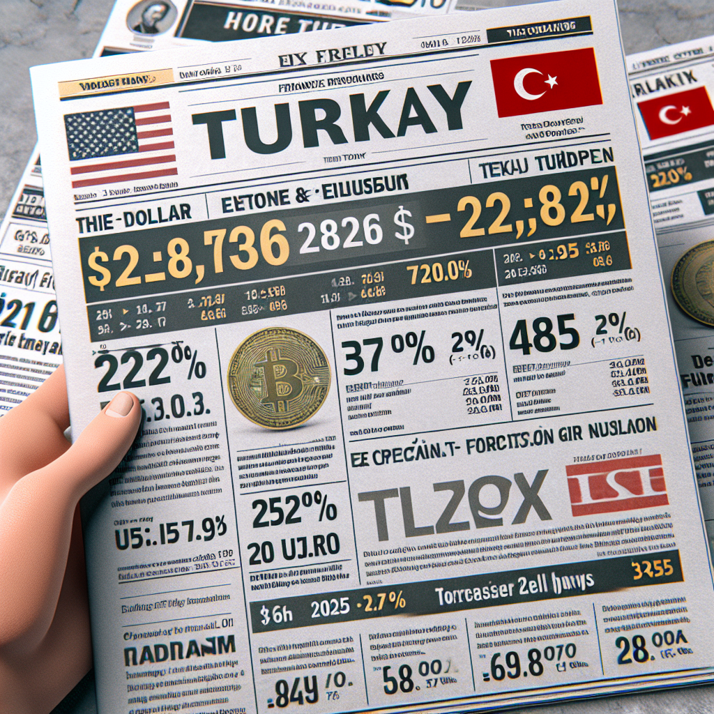 Dolar ve Euro 2025 sonunda Türkiye'de ne olacak ? Son Detaylar ve Beklenenler realistic style.