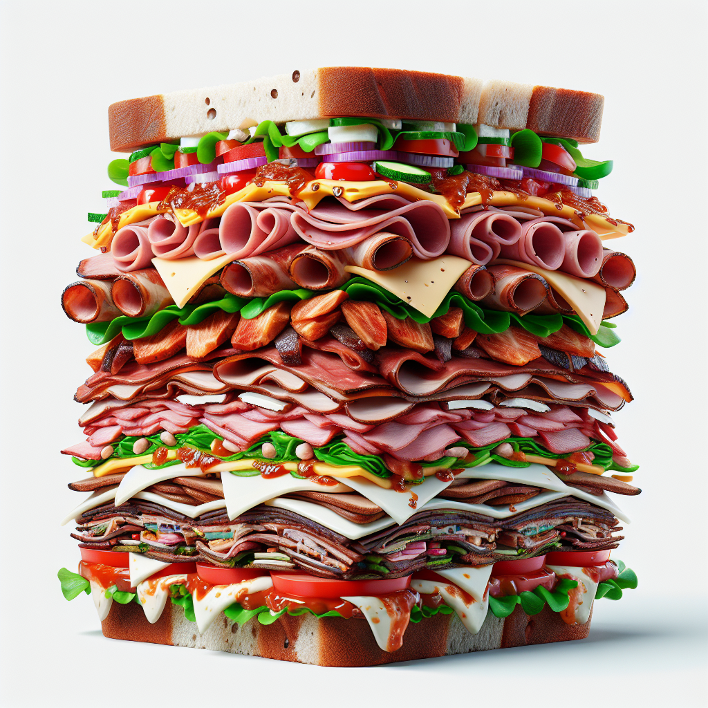 Doğru Sandviç Nasıl Olmalı ? Protein bombası bir tarif! realistic style.
