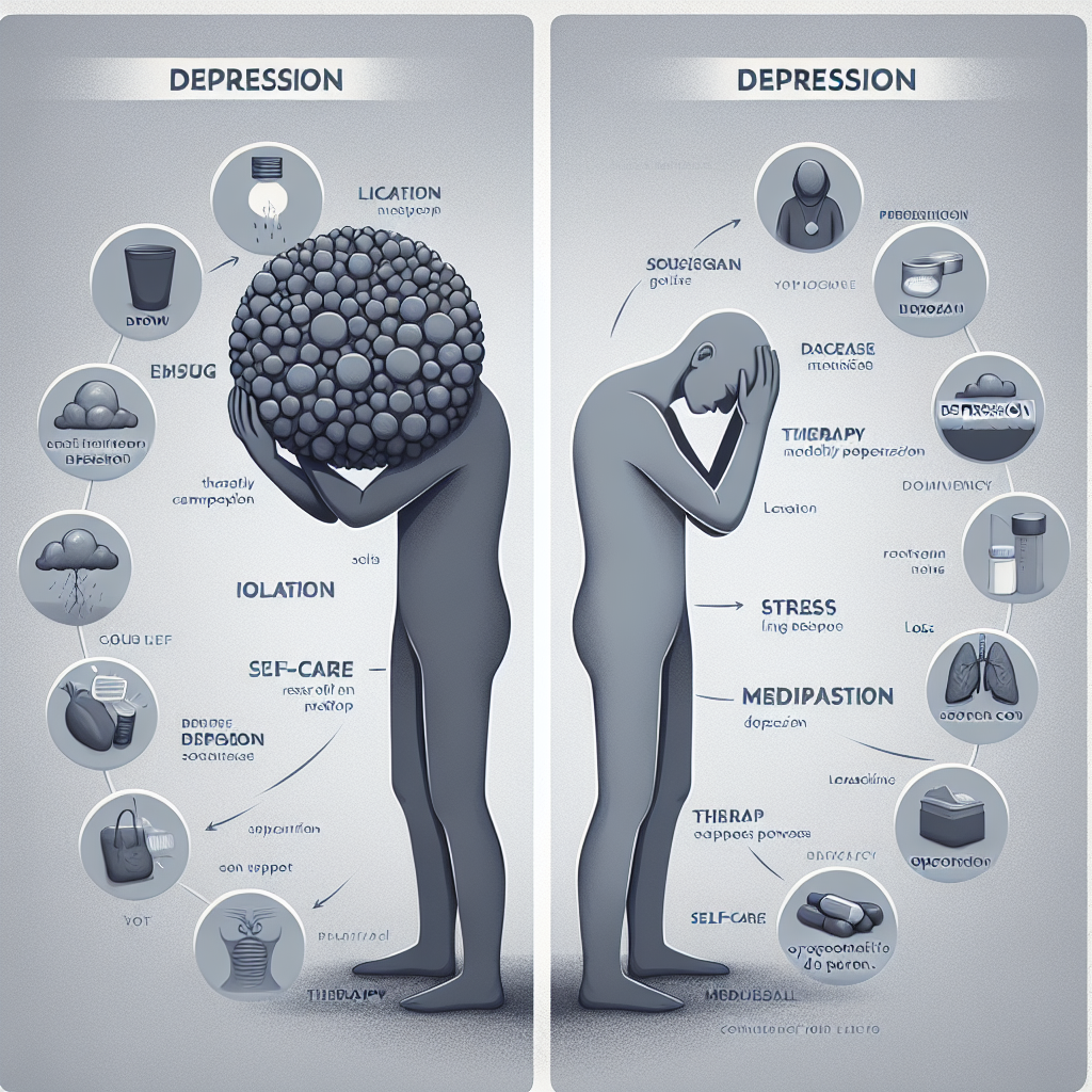 Depresyon aslında nedir ve nasıl geçer? realistic style