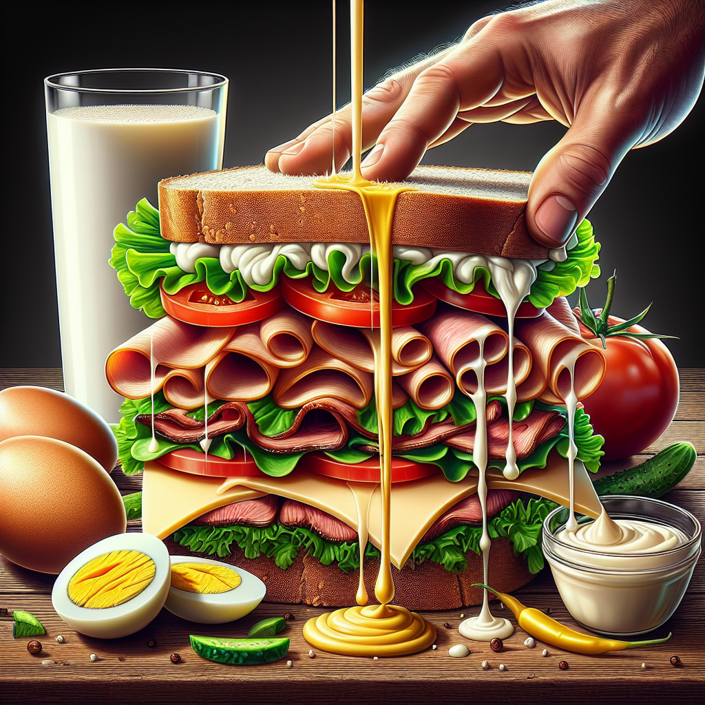 Doğru Sandviç Nasıl Olmalı ? Protein bombası bir tarif! realistic style.