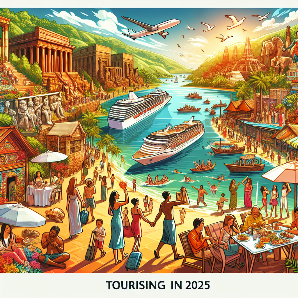 Haziran ile birlikte Turizm canlanması bekleniyor. Peki 2025'de Turizm nasıl olacak ? realistic style