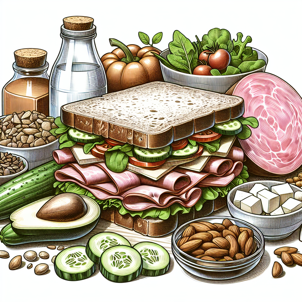 Doğru Sandviç Nasıl Olmalı ? Protein bombası bir tarif! realistic style.