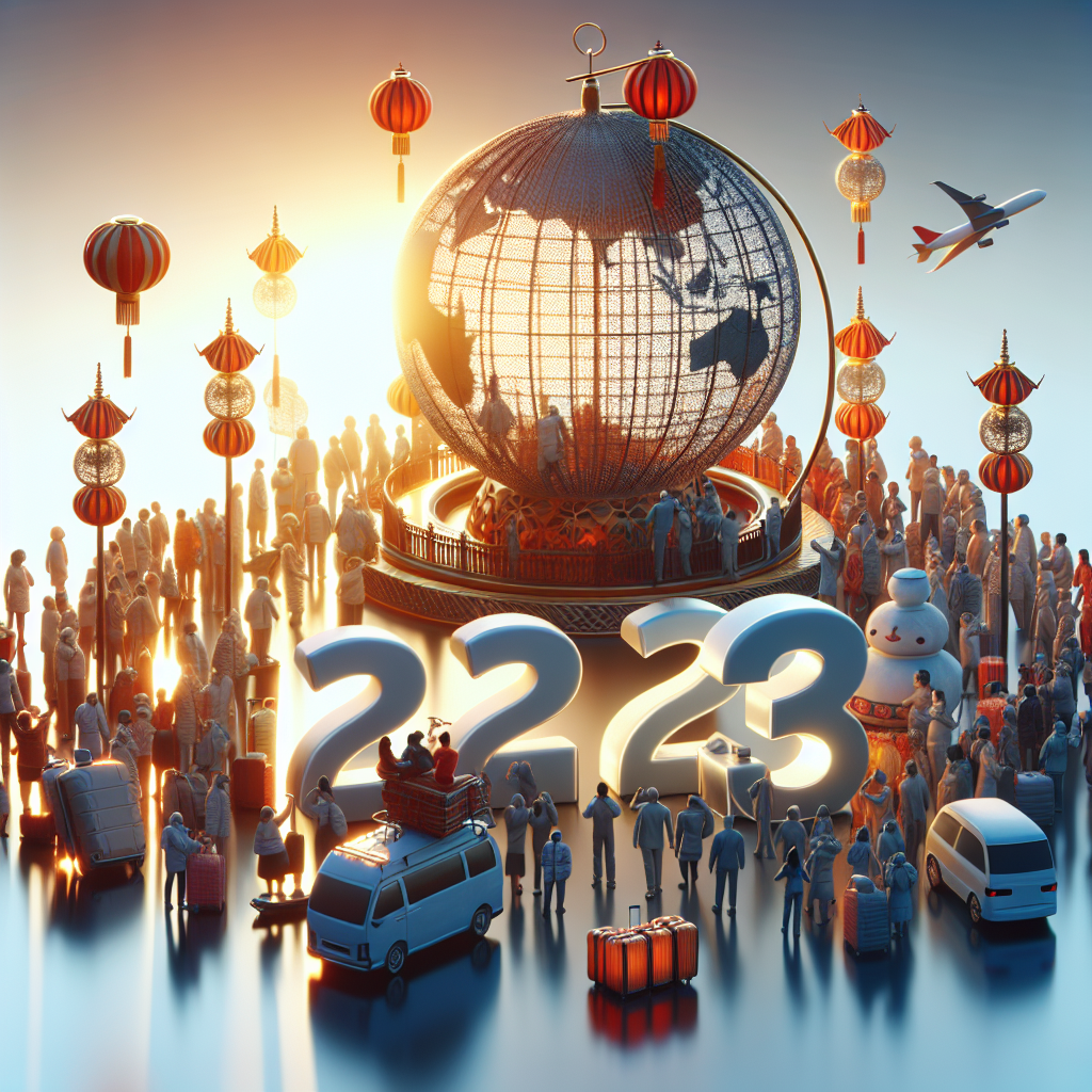 Yeni Yılda 2025'de beklenen Turizm Rakamları realistic style.