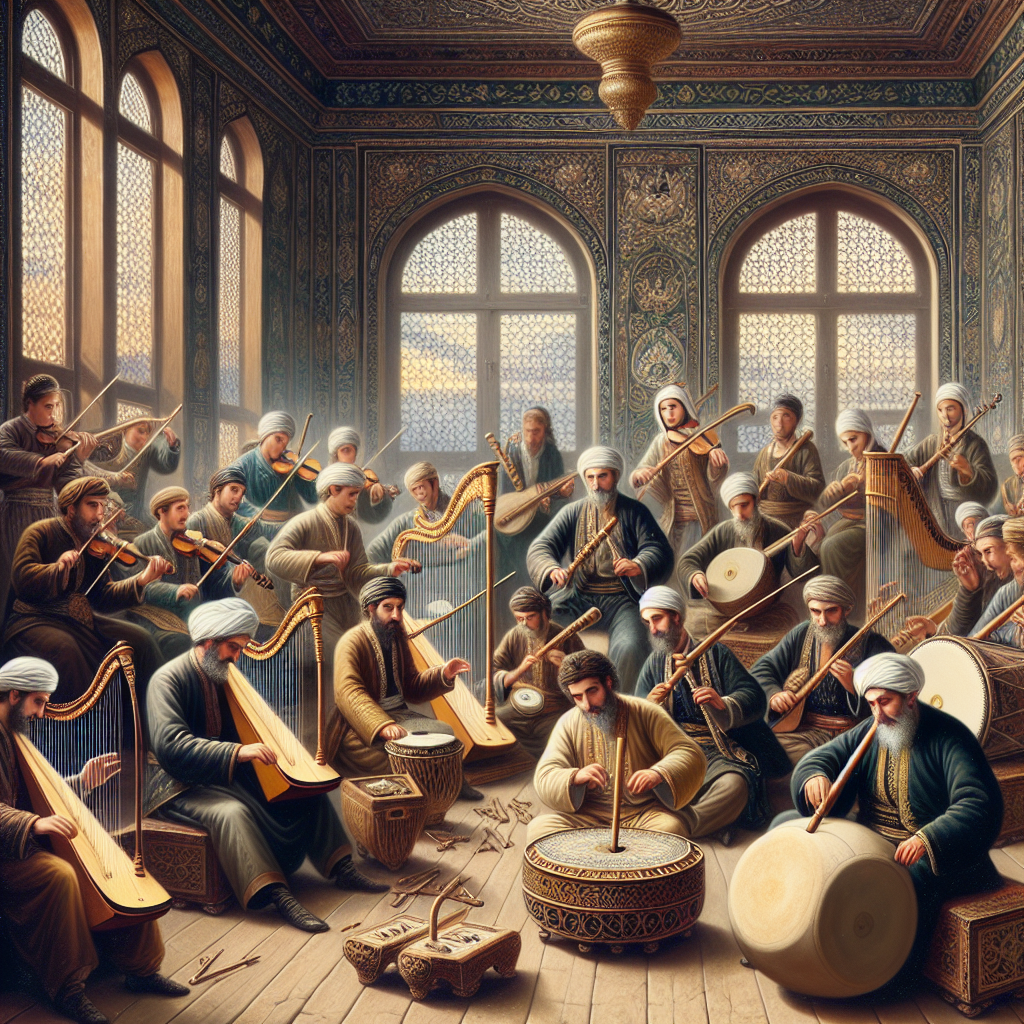 Geçmişten Günümüze Türk Sanat Müziği realistic style