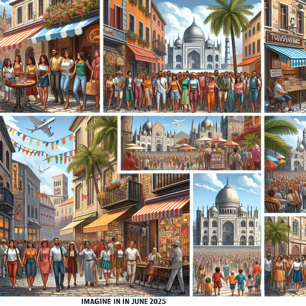Haziran ile birlikte Turizm canlanması bekleniyor. Peki 2025'de Turizm nasıl olacak ? realistic style