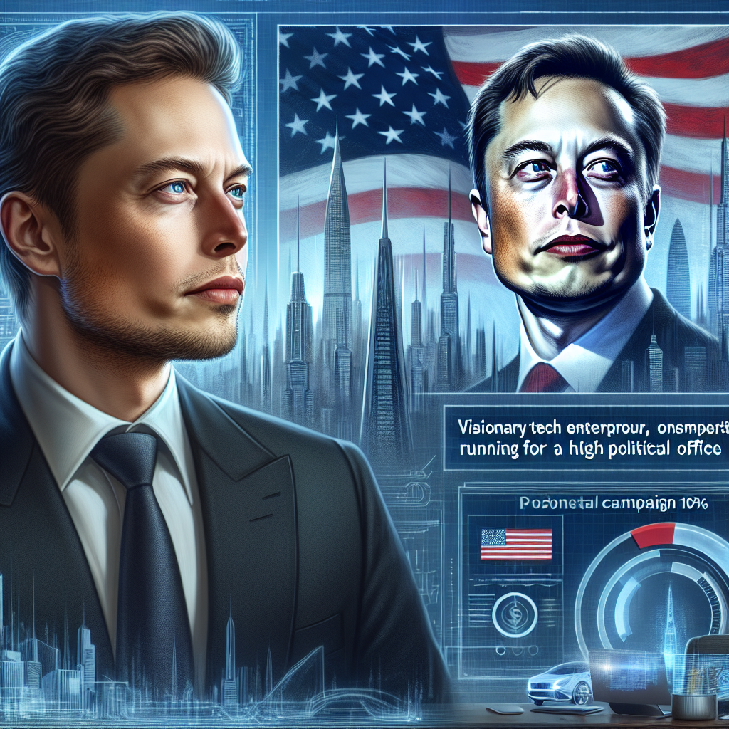 Yeni Parti Kuran Elon Musk ABD ye Başkan Olabilir mi ? realistic style