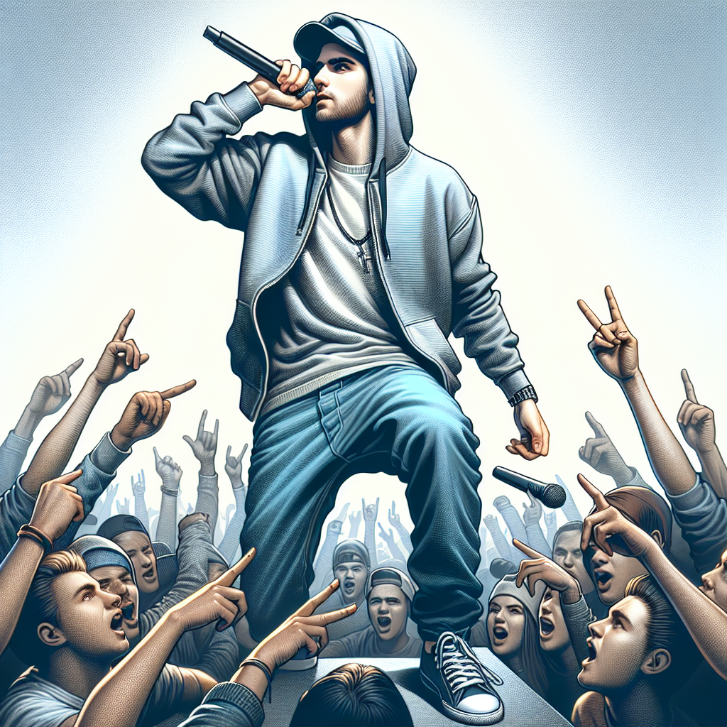 ABD'nin Rapstar Eminem Kariyeri Dudak Uçuklatıyor! realistic style