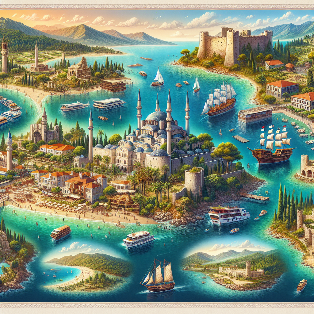 Marmarisin Gezilecek En Güzel 10 Yeri realistic style