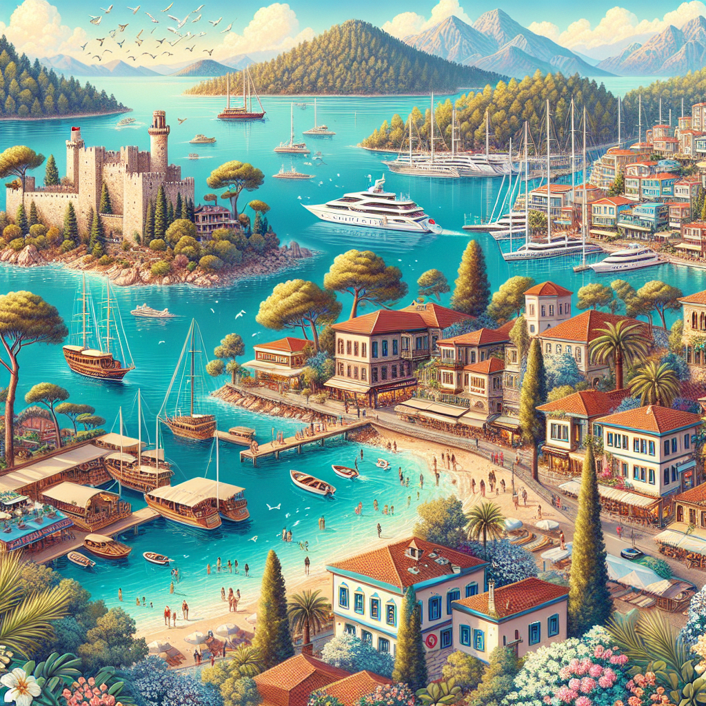 Marmarisin Gezilecek En Güzel 10 Yeri realistic style
