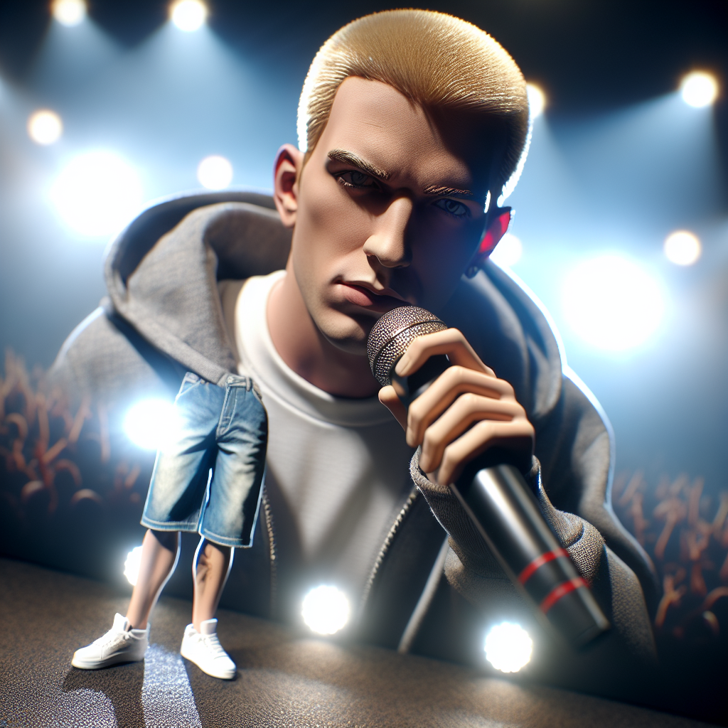 ABD'nin Rapstar Eminem Kariyeri Dudak Uçuklatıyor! realistic style