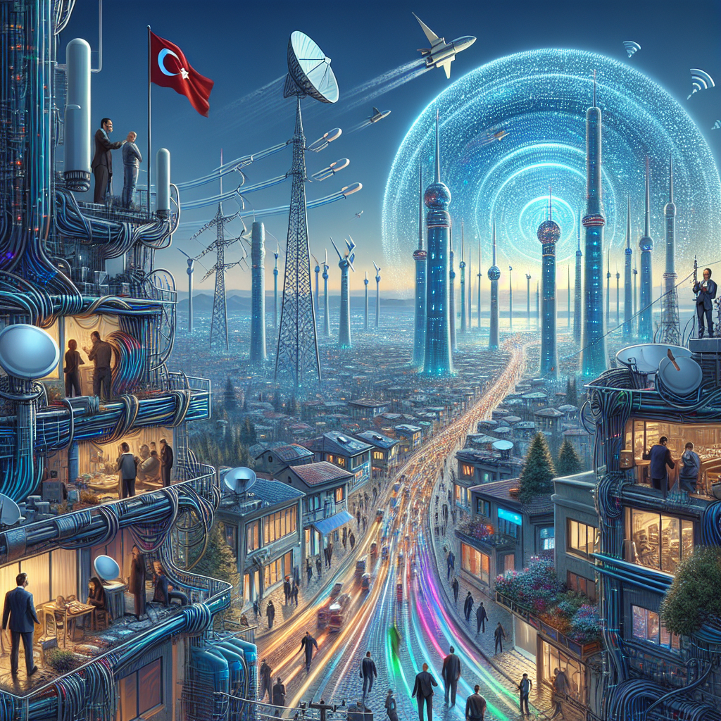 Türkiye'de internet alt yapısı 2025'de daha güçlü. İşte Detaylar.. realistic style.