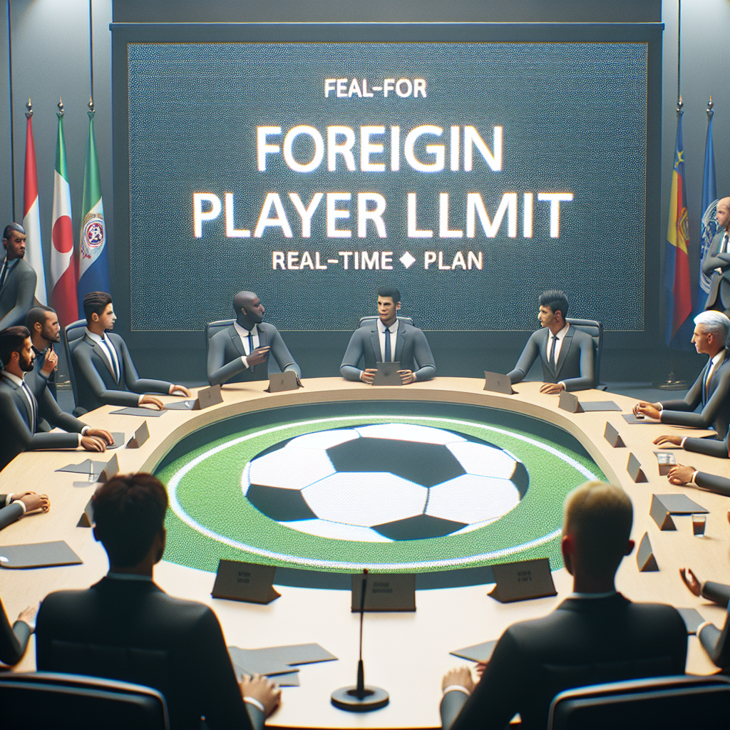 Futbolda Yabancı Sınırı Değişiyor, TFF'nin yeni planı tartışılıyor realistic style.