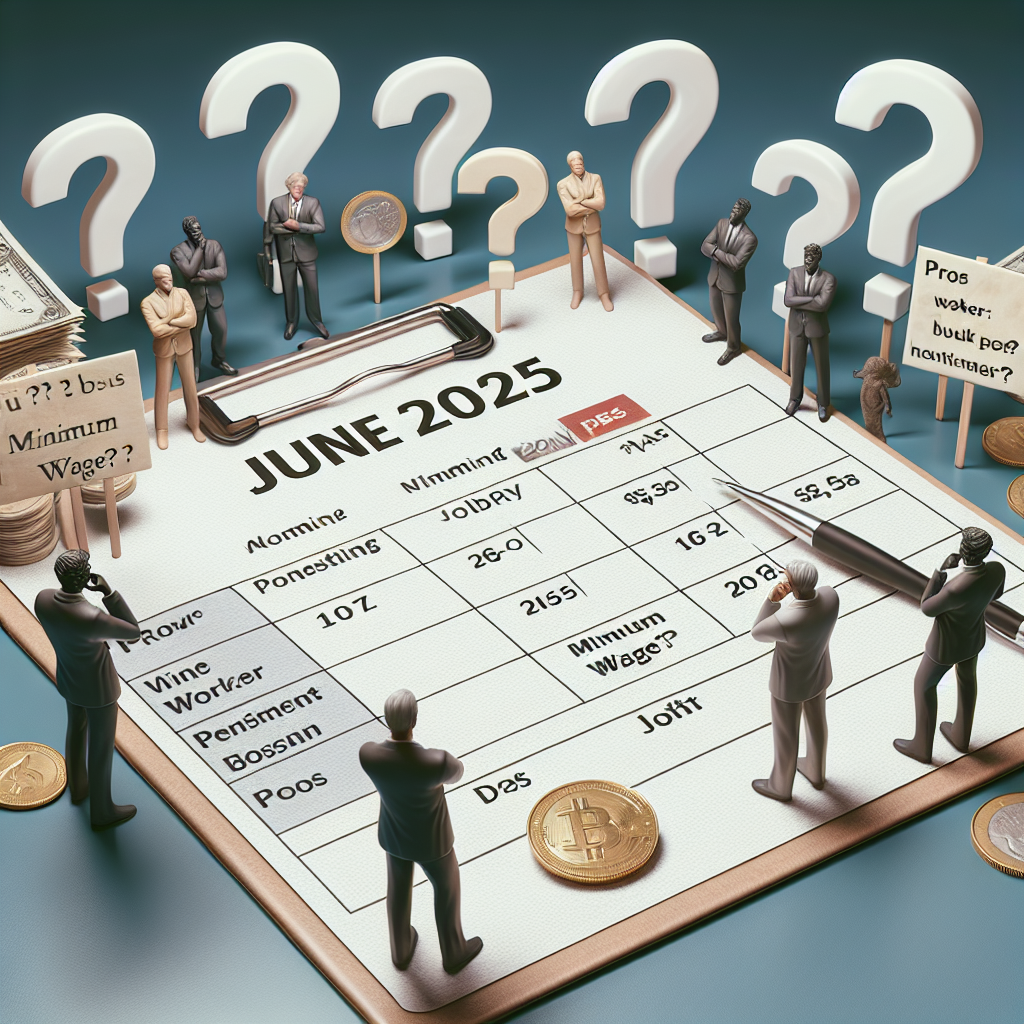 Haziran 2025 Asgari Ücrete Zam Yapılacak mı ? İşte Merak Edilenler realistic style