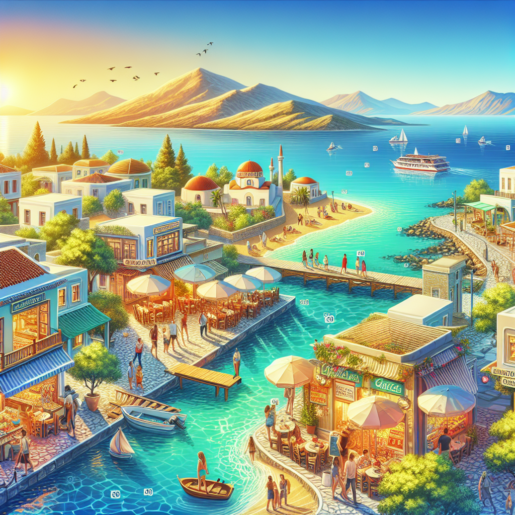 Yunan adaları tatilinin Türkiye'den ucuz olması realistic style