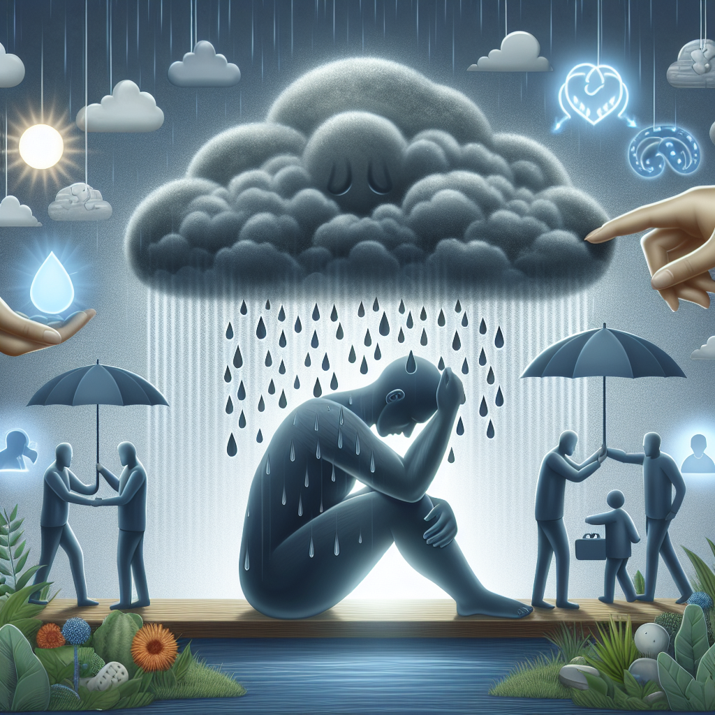 Depresyon aslında nedir ve nasıl geçer? realistic style