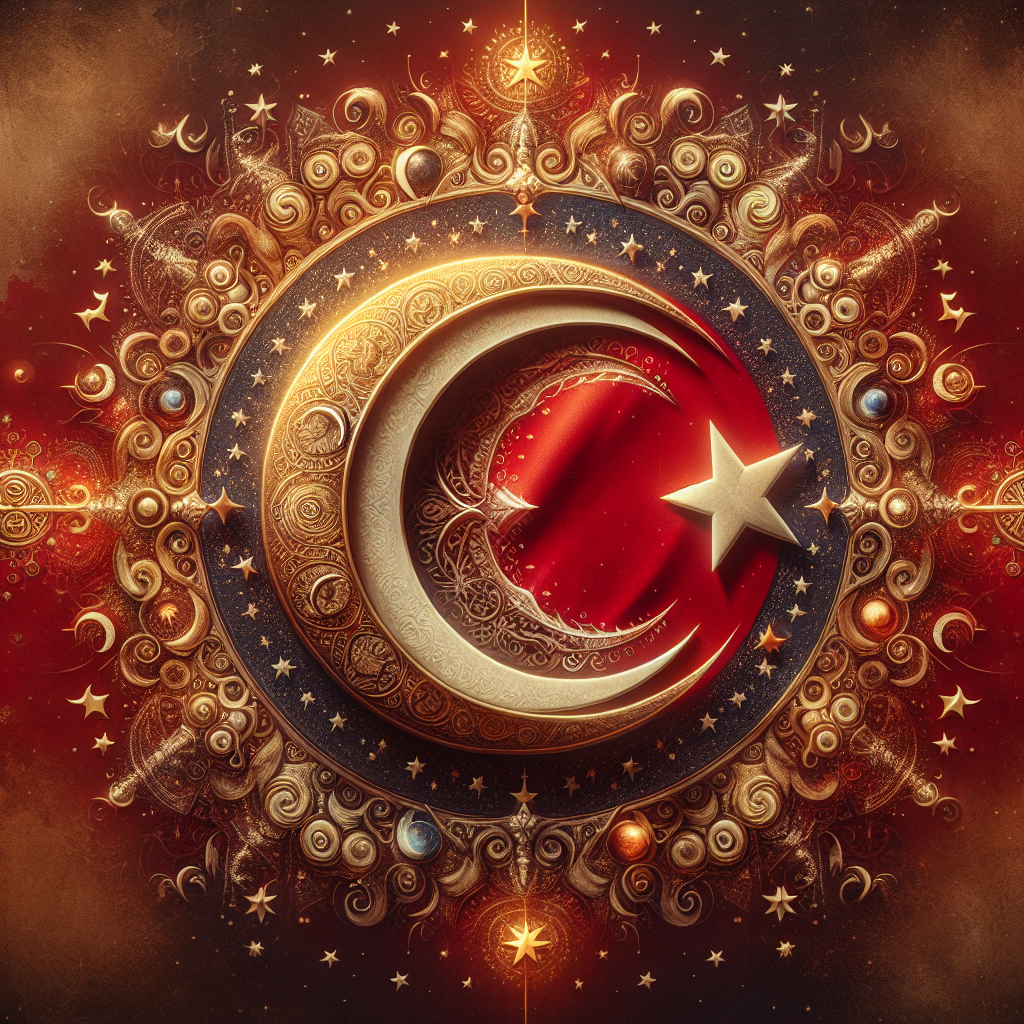 Türk Bayrağındaki Ay ve Yıldız Nereden Geliyor ? İşte Şanlı Türk Bayrağımızın Tarihi realistic style.