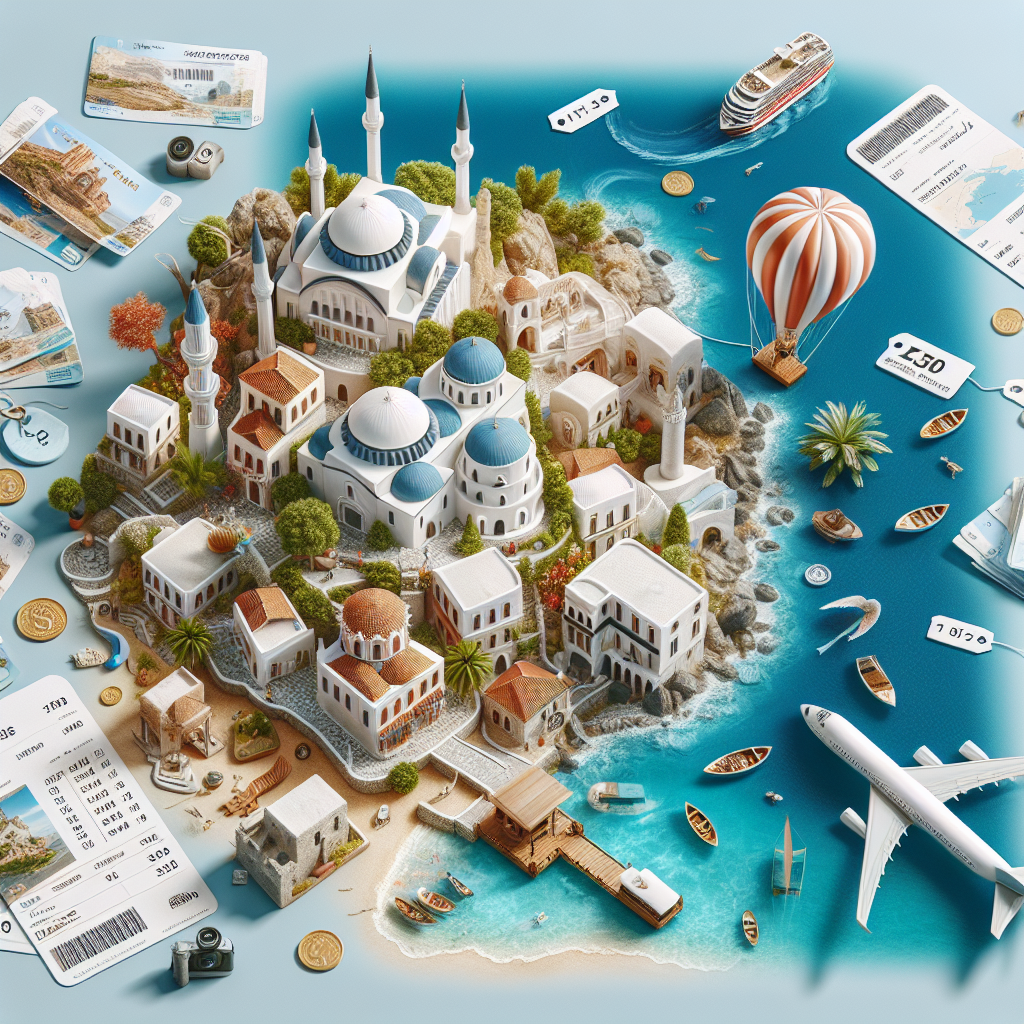 Yunan adaları tatilinin Türkiye'den ucuz olması realistic style