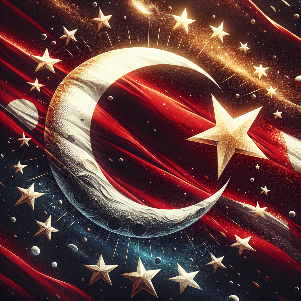 Türk Bayrağındaki Ay ve Yıldız Nereden Geliyor ? İşte Şanlı Türk Bayrağımızın Tarihi realistic style.