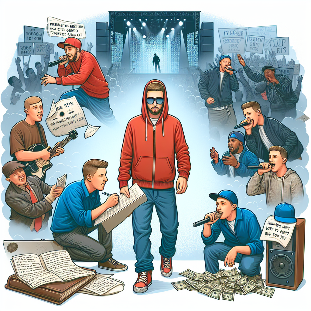 ABD'nin Rapstar Eminem Kariyeri Dudak Uçuklatıyor! realistic style