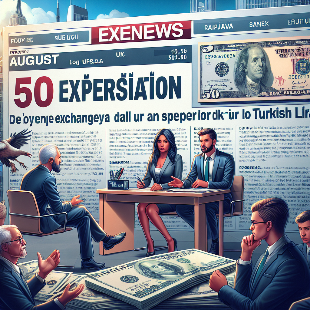 Ağustos'da dolar kuru için 50 TL bekleniyor. Uzmanlar bu konuda ne diyor ? realistic style