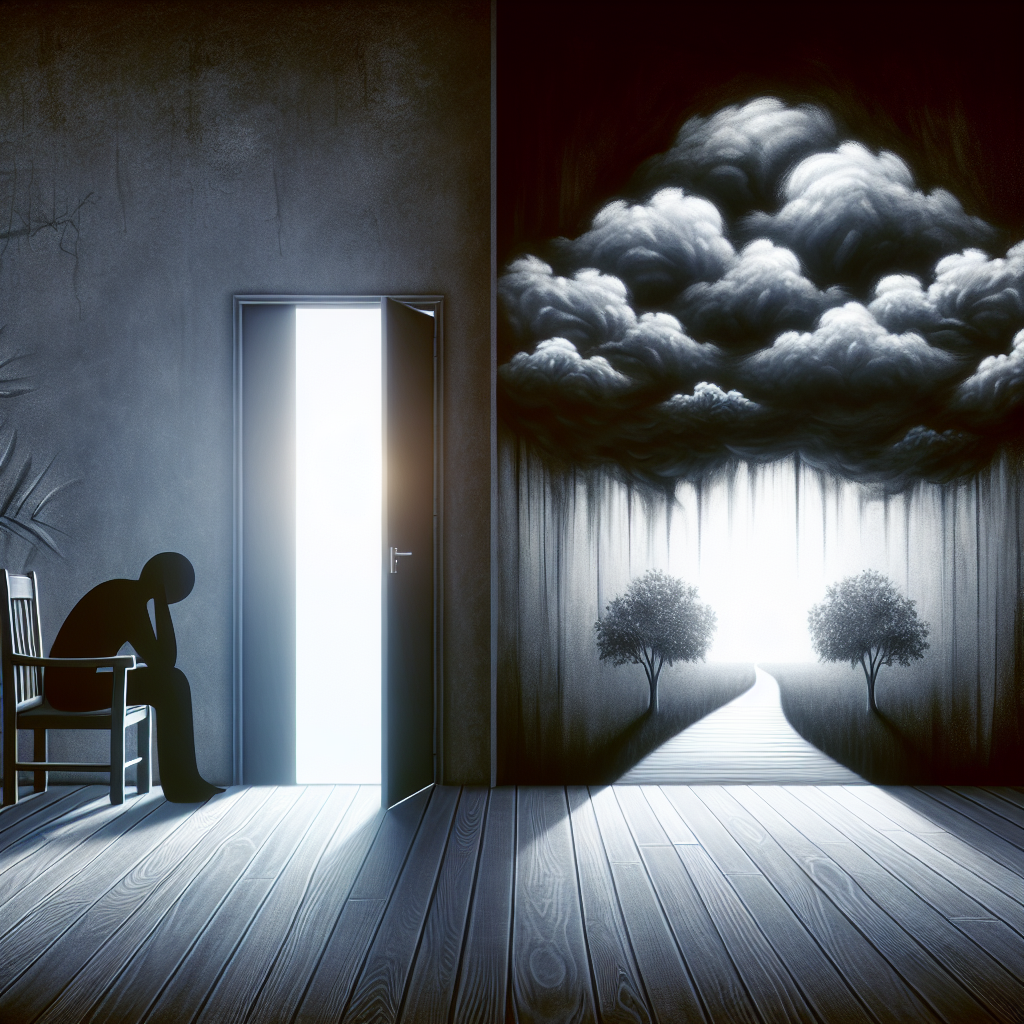 Depresyon aslında nedir ve nasıl geçer? realistic style