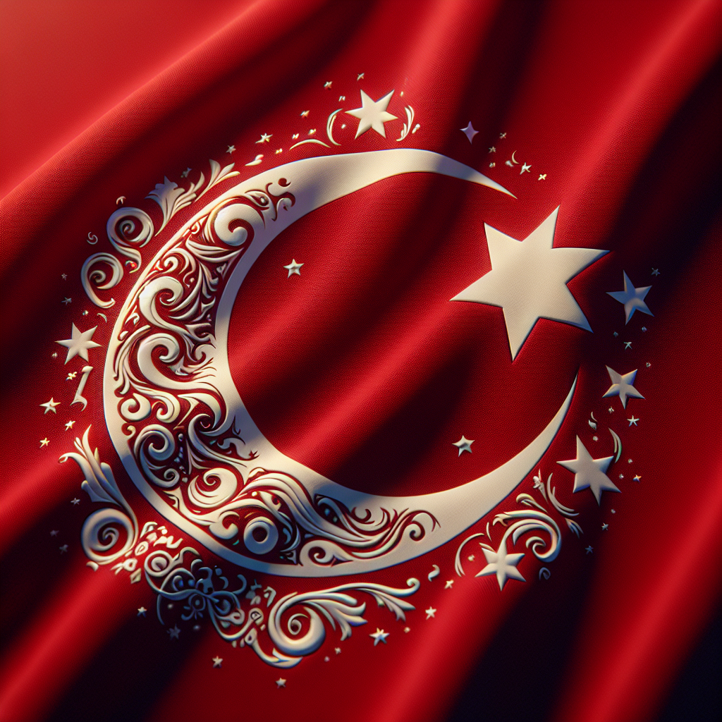 Türk Bayrağındaki Ay ve Yıldız Nereden Geliyor ? İşte Şanlı Türk Bayrağımızın Tarihi realistic style.
