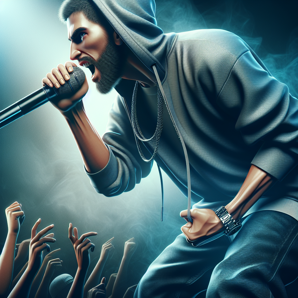 ABD'nin Rapstar Eminem Kariyeri Dudak Uçuklatıyor! realistic style